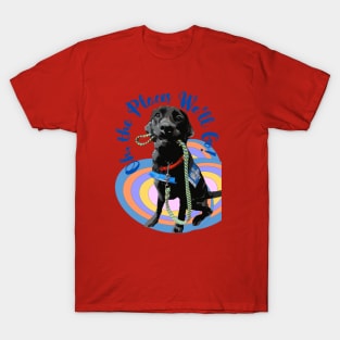 Oh the Places We Will Go Black Lab T-Shirt